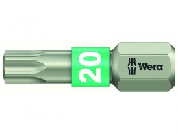 Wera 3867/1 TS Torx TX 20 Torsion Stainless Steel Bit  25mm £3.89